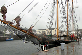 Tallship Kathleen and May at Whitehaven 2009