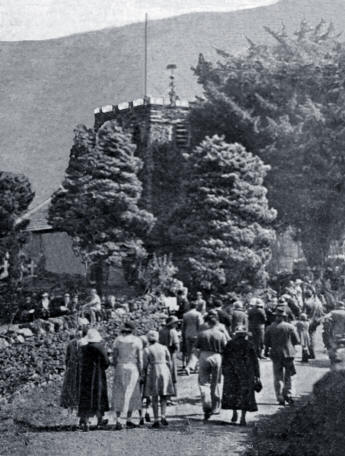 Mardale before the flooding of  valley