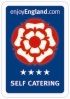 The Tourist Board star rating applies to the adjoining Latcrag Cottage, but the caravan is subject to annual inspection by the Tourist Board.